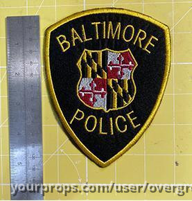 Baltimore Police Uniform Patch – NCIS (2003) – image 1