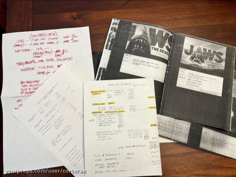 Script and Production Notes – Jaws: The Revenge (1987) – image 3