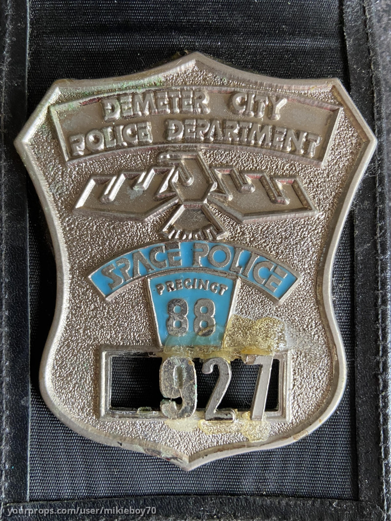 Officer Jackson Jack Haldane Hero Warrant card #4927 – Space Precinct (1994) – image 3