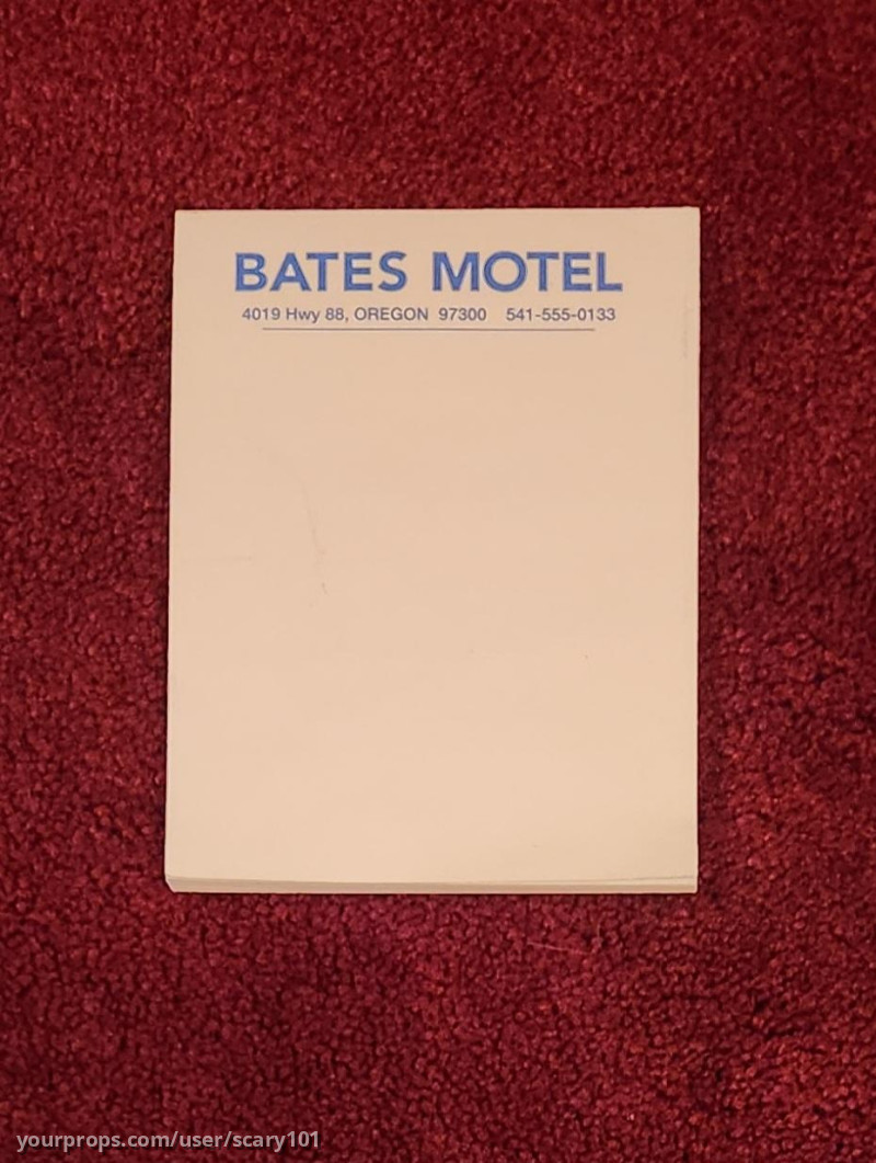 Motel Notepad – Bates Motel (2013) – image 1