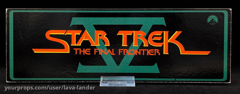 Parking Pass (Star Trek V) – Star Trek V: The Final Frontier (1989) – image 1
