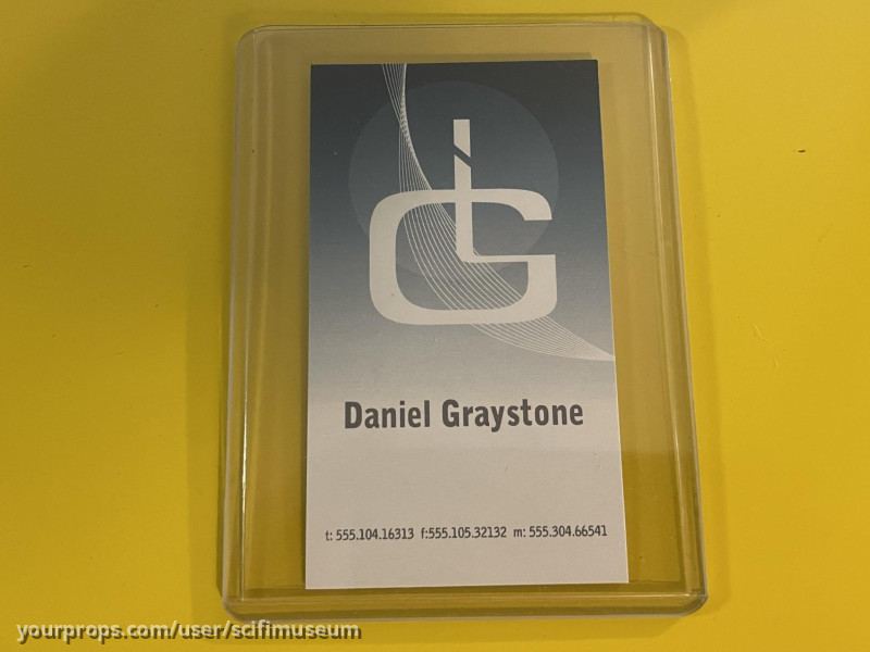 Daniel Greystone business card – Caprica (2009) – image 1