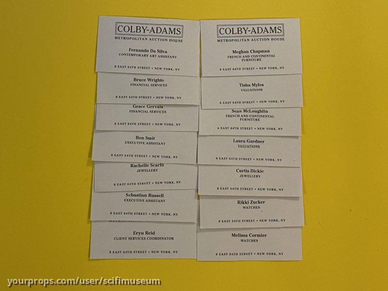 business cards – 12 Monkeys (2015) – image 1