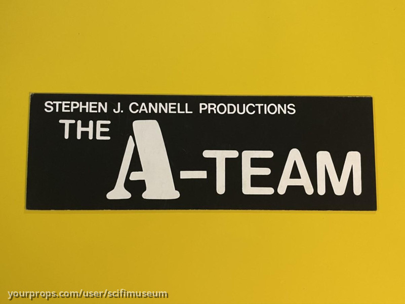 crew parking pass – The A-Team (1983) – image 1