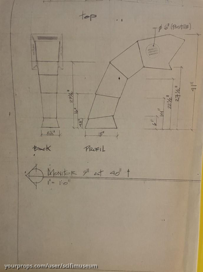 Terls desk blueprint – Battlefield Earth (2000) – image 3