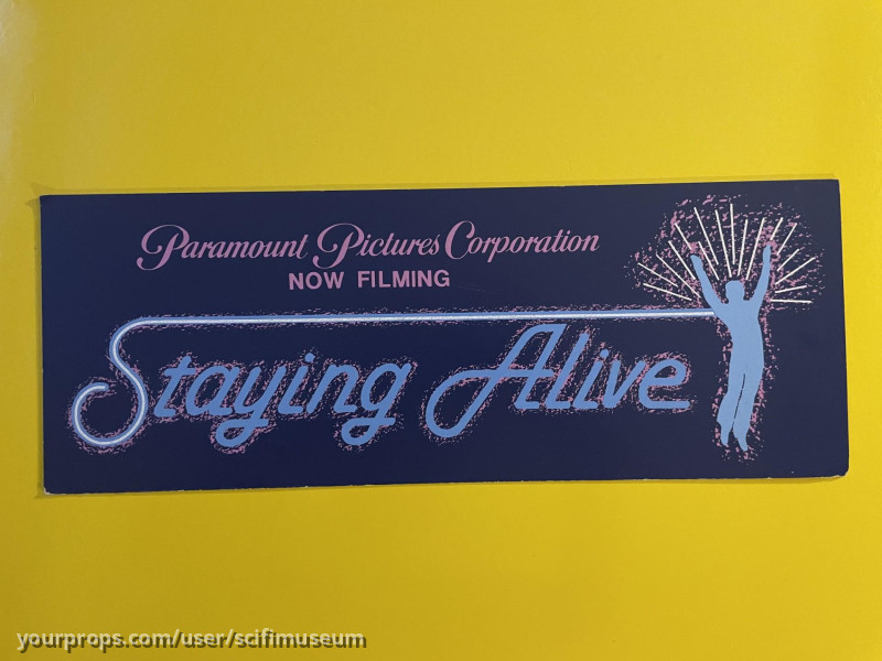 crew parking pass – Staying Alive (1983) – image 1