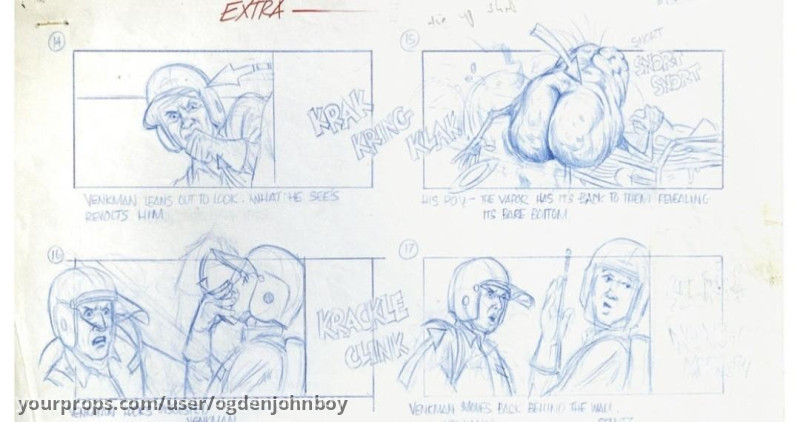 Storyboard original art – Ghostbusters (1984) – image 1