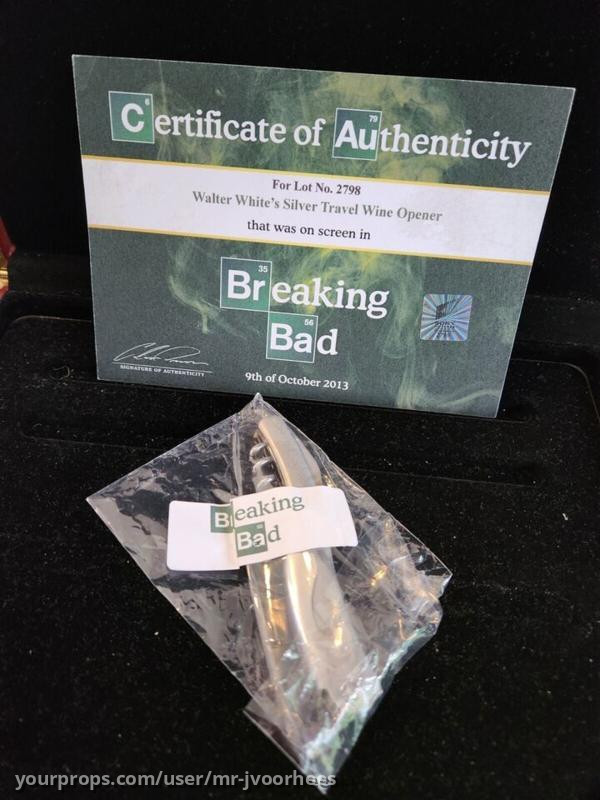 Breaking Bad Walter White Original Screen Used Wine Opener Prop – Breaking Bad (2008) – image 1