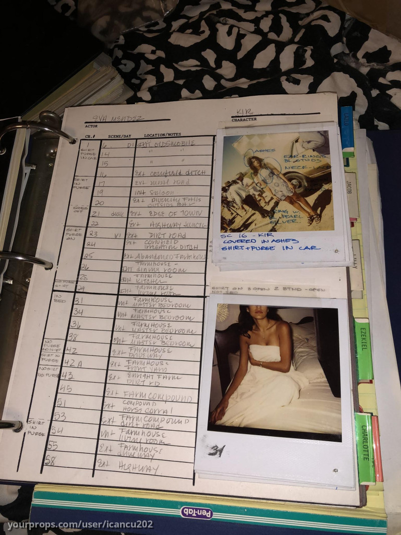 Original Costume Continuity Binder – Children of the Corn V: Fields of Terror (1998) – image 3
