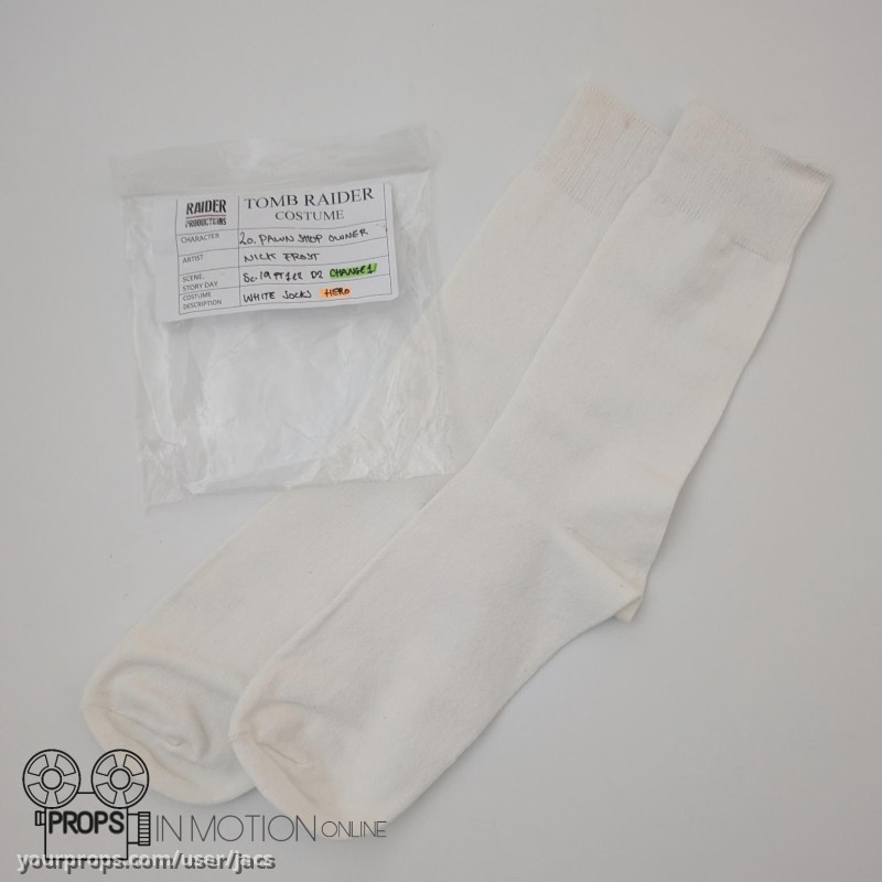Pawn Shop Owner (Nick Frost) Socks – Tomb Raider (2018) – image 1