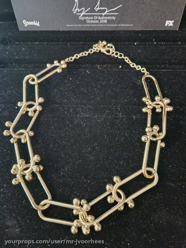 AHS Hotel Original Screen Used Lady Gaga Link Choker Prop – American Horror Story (2011) – image 4
