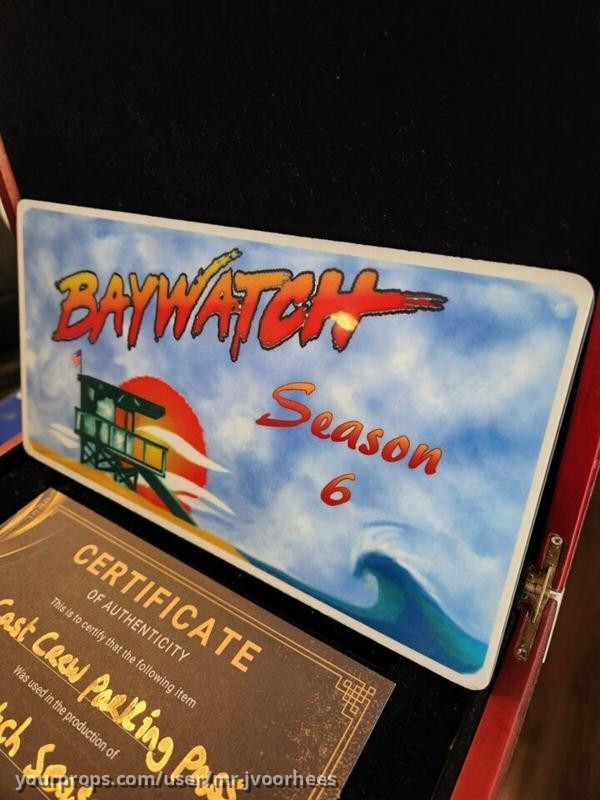 Baywatch Season 6 Original Cast Crew Parking Pass – Baywatch (1989) – image 5