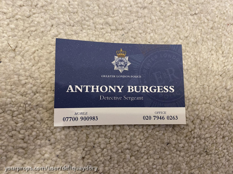 Original Police Business Card – The Outlaws (2021) – image 1