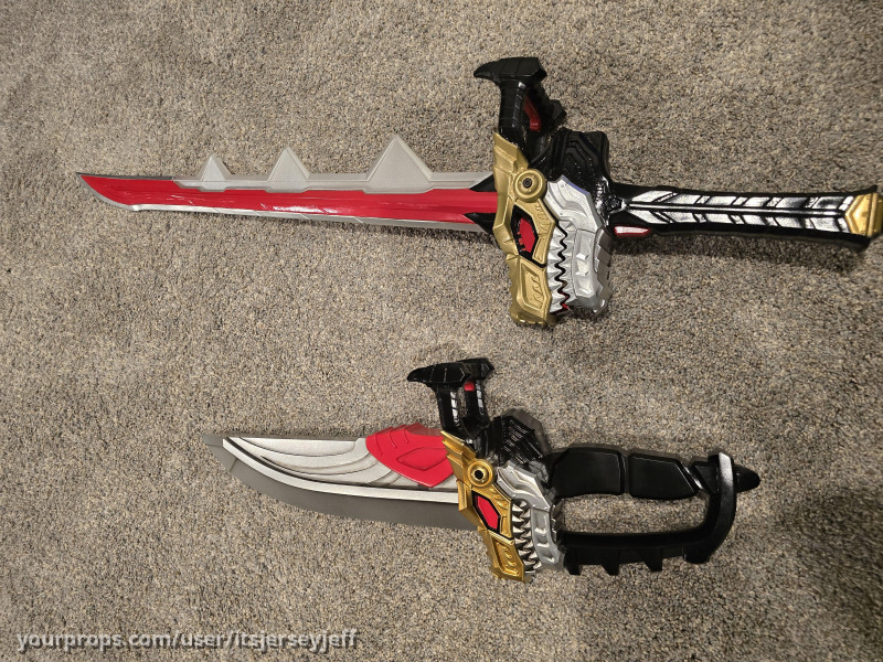 Hero CHROMAFURY SABER AND DINO DAGGER – Power Rangers Dino Fury (2021) – image 1