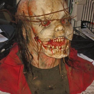 Babyface screenused doll mask and underbust – The Hills Run Red (2009)