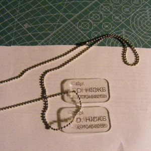 USCM Dwayne Hicks Dog Tags – Aliens (1986)