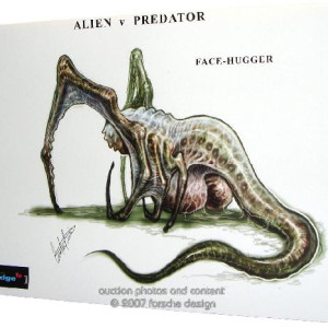 Production Artwork from "AVP". – Alien vs. Predator (2004)