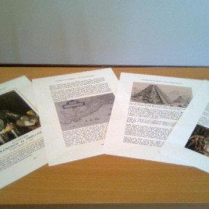 Orellana book pages prop replica – Indiana Jones and the Kingdom of the Crystal Skull (2008)