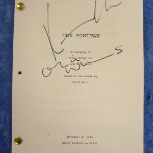 THE POSTMAN original SIGNED script b/2 Kevin Costner – The Postman (1997)
