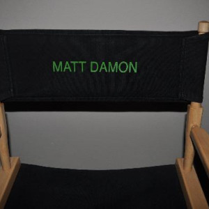 matt damon's chairback – Project Greenlight (2001)