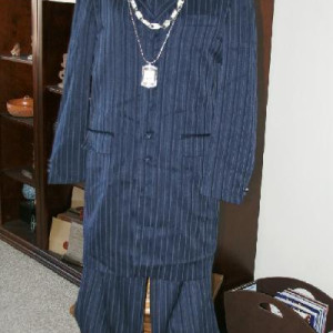 Eddie Griffin ("Pope Sweet Jesus") Screenworn Pinstripped Pimp Costume – Norbit (2007)