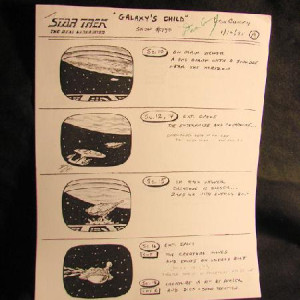 TNG Storyboard – Star Trek: The Next Generation (1987)