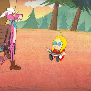 original animation cel – The Pink Panther Show (1969)
