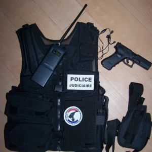Screen-used French Police Patch