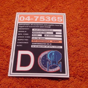 Deck marking – Star Trek: Enterprise (2001)