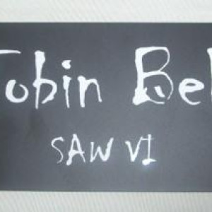 jigsaw's (tobin bell) chair nameplate – Saw VI (2009)