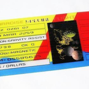 Korben Dallas Fhloston Paradise Flight Ticket – The Fifth Element (1997)
