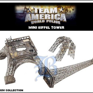 Mini Eiffel Tower – Team America: World Police (2004)
