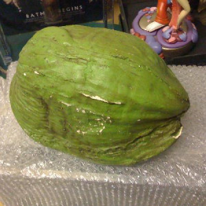 Coconut that Supergirl throws around the world – Supergirl (1984)