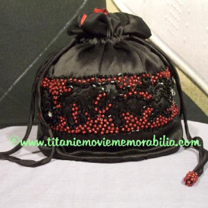 TITANIC - ORIGINAL J. PETERMAN REPRODUCTION of “ROSE’S RED SILK BAG – Titanic (1997)
