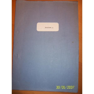 Chevy Chase final shooting script – National Lampoon's European Vacation (1985)