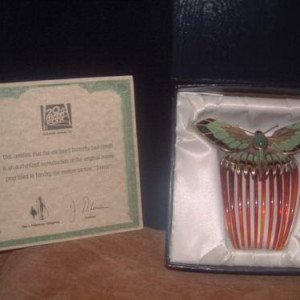 TITANIC Prop Replica - Roses Butterfly Comb by J. Peterman – Titanic (1997)