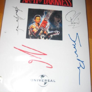 Army of Darkness Signed Script – Army of Darkness (1992)