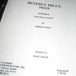 script – Beverly Hills, 90210 (1990)