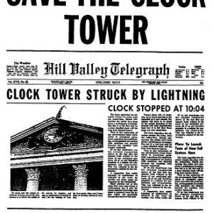 Save the clock tower flier 1 – Back to the Future (1985)