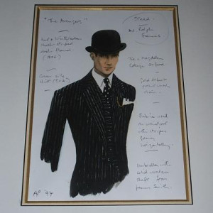 Production Costume Artwork – The Avengers (1998)