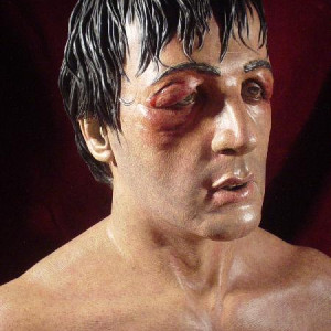 1:1 scale Rocky Balboa bust. – Rocky (1976)