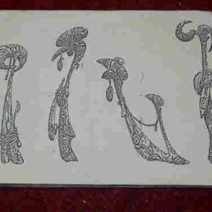 Concept art for weapons – The Dark Crystal (1982)