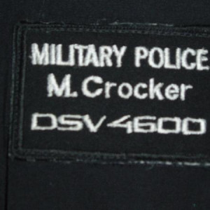 CHIEF CROCKER PATCH – SeaQuest 2032 (1993)