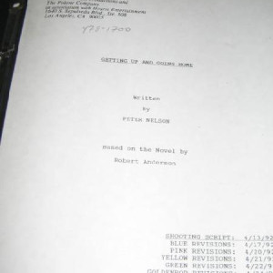 Tom Skerrit script – Getting Up and Going Home (1992)