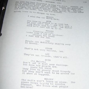 Gweneth Paltrow script – Bloodlines: Murder in the Family (1993)