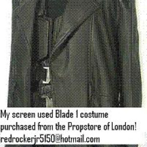 Blade 1 screen used Wesley Snipes Flak Vest and Trenchcoat – Blade (1998)