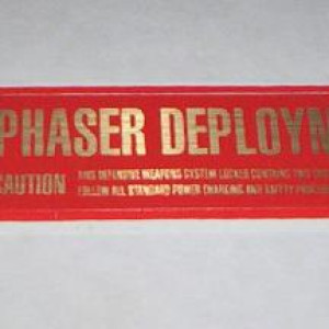 Ent-E Phaser Locker Label – Star Trek: Nemesis (2002)