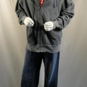 ELI WALLACE DAVID BLUE SCREEN WORN HOODIE SHIRT & JEAN – SGU Stargate Universe Kino (2009)