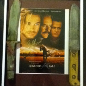 Stunt Knives/Cast Autographed movie poster – Legends of the Fall (1994)