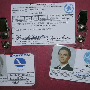 Set of ID cards – Catch Me If You Can (2002)